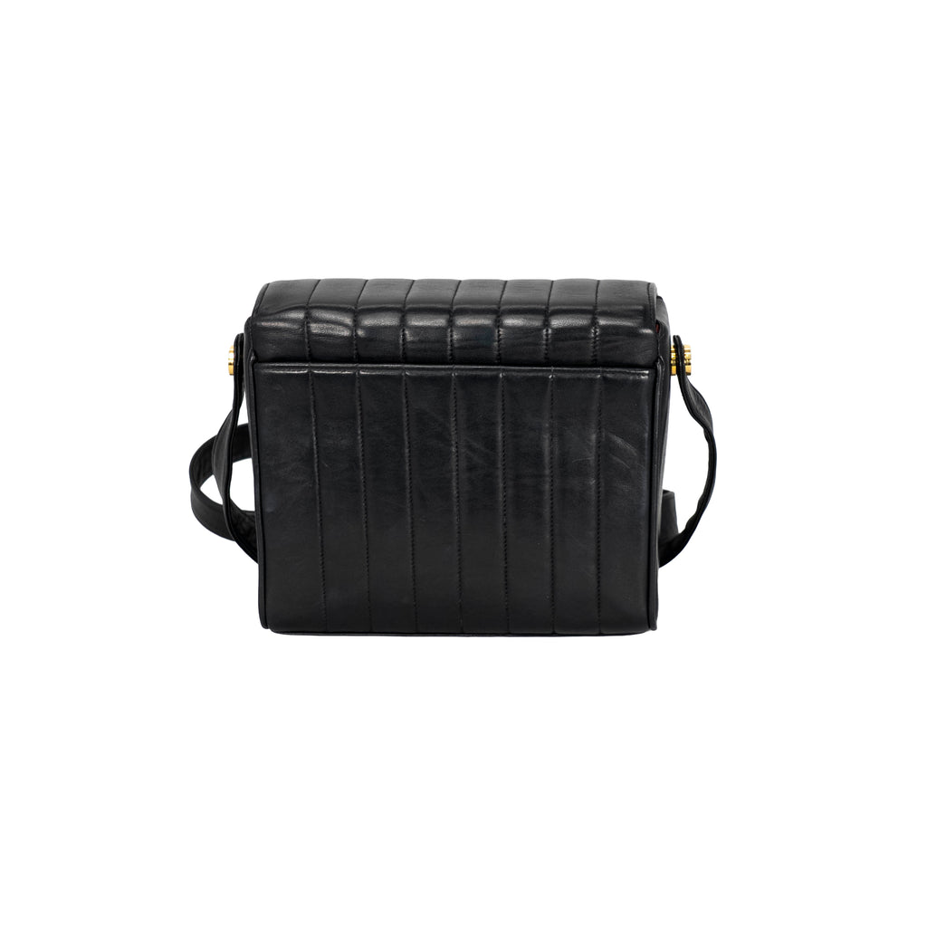 Chanel - Small Verticle Stitch Shoulder Bag with Mirror