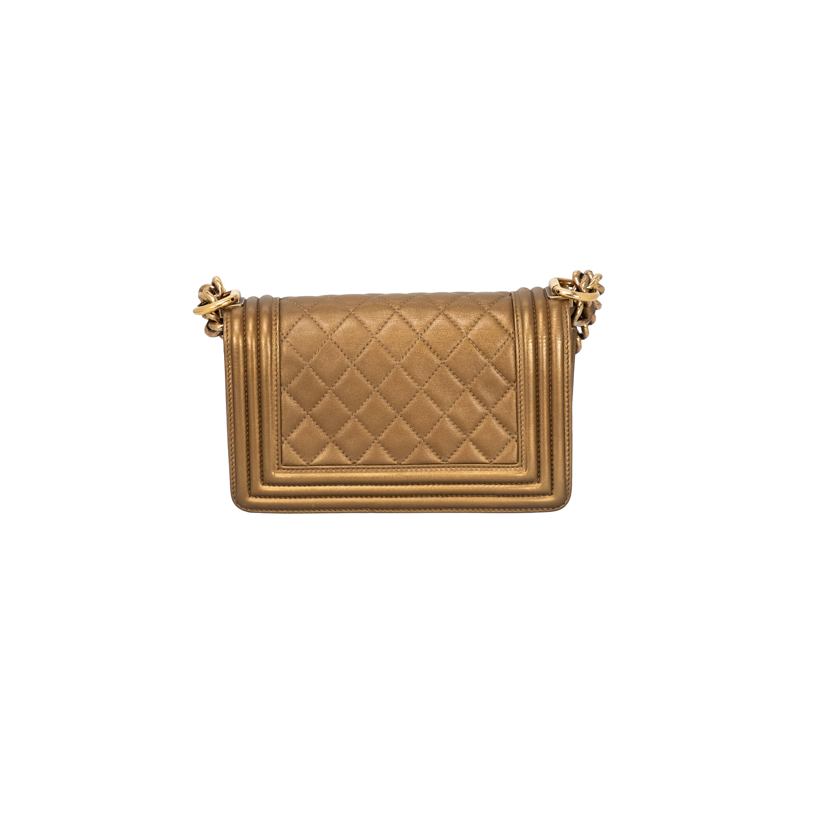Chanel - Lambskin Small Boy Handbag