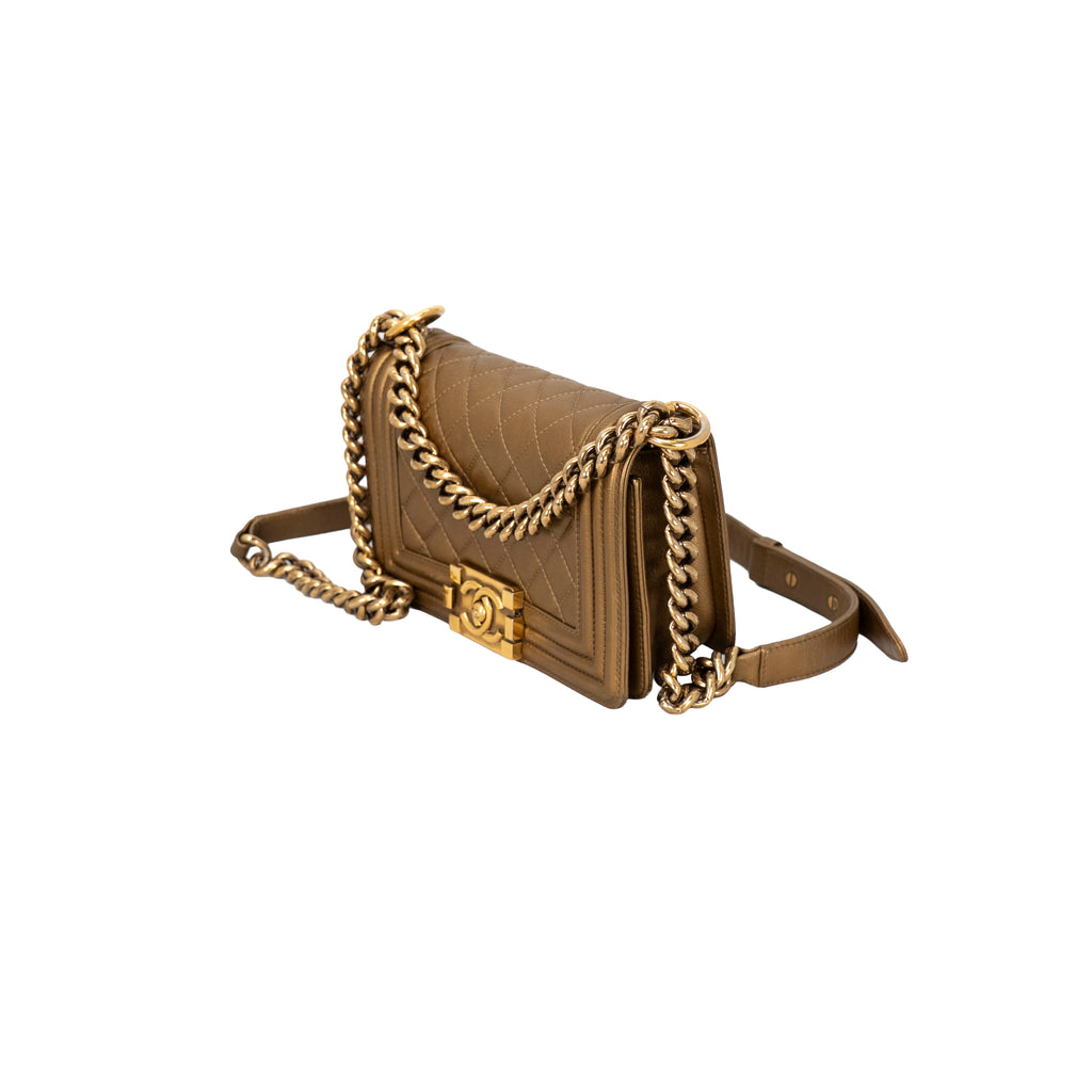 Chanel - Lambskin Small Boy Handbag
