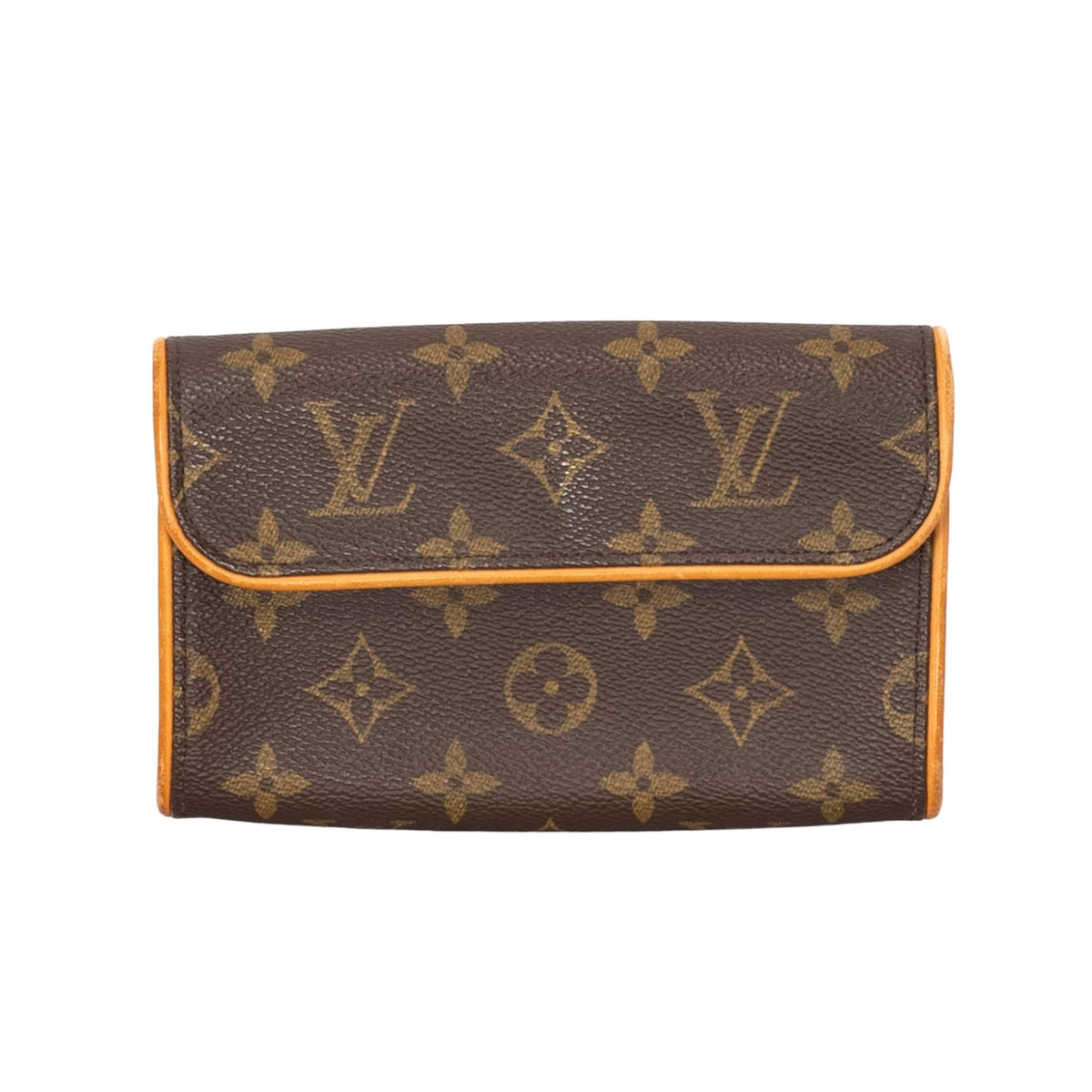 Your Bag Now Mine Louis Vuitton Pochette Florentine belt pouch in iconic monogram coated canvas with vachetta trim.