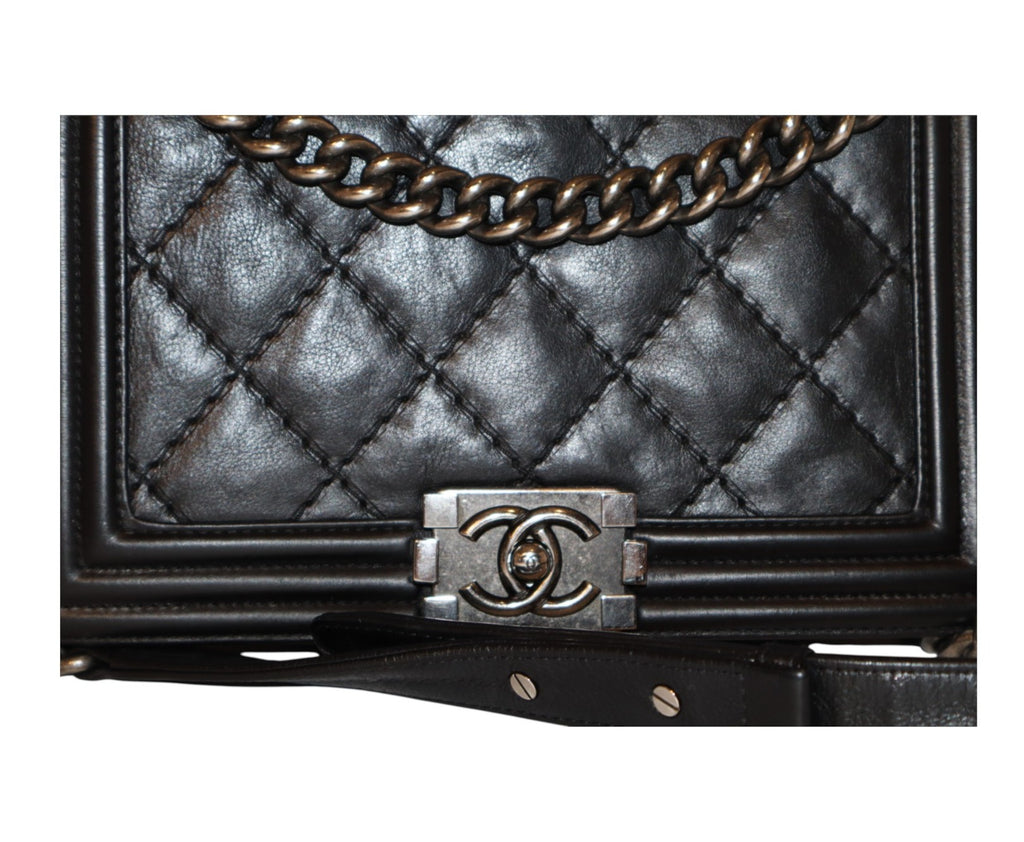 Chanel - Medium Black Boy Bag