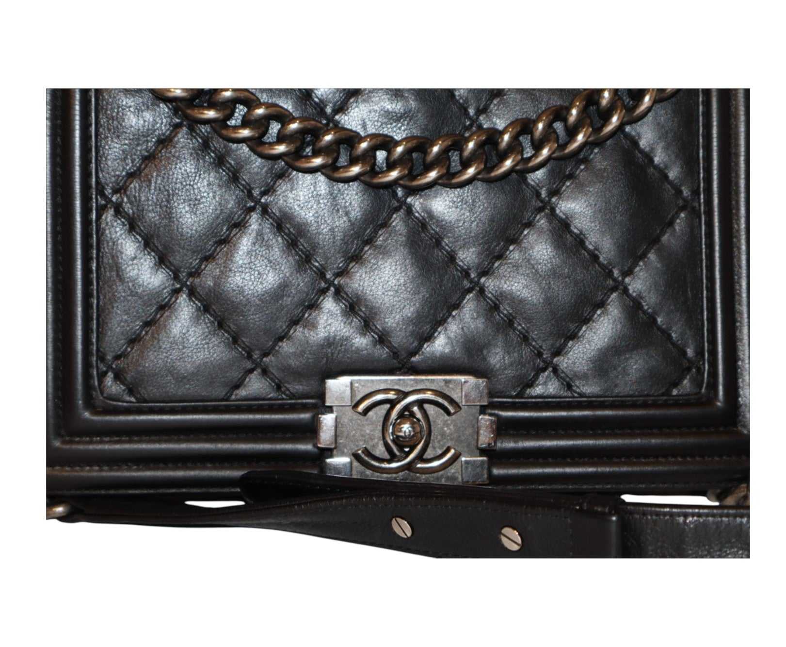 Chanel - Medium Black Boy Bag