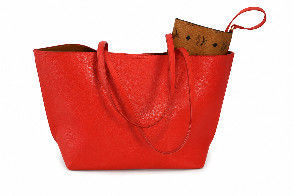 MCM - Medium Coral Tote