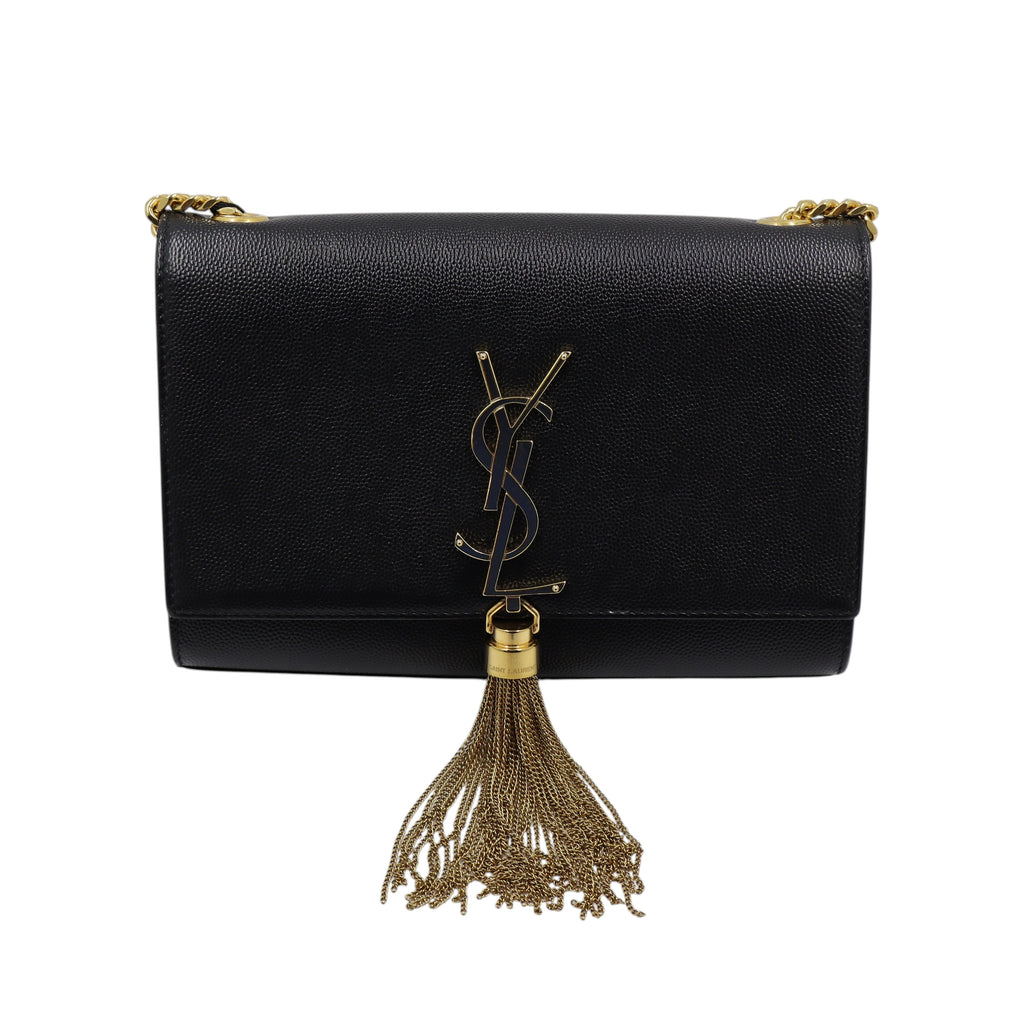 Yves Saint Laurent - Gran De Poudre Small Classic Monogram Kate Tassel Satchel