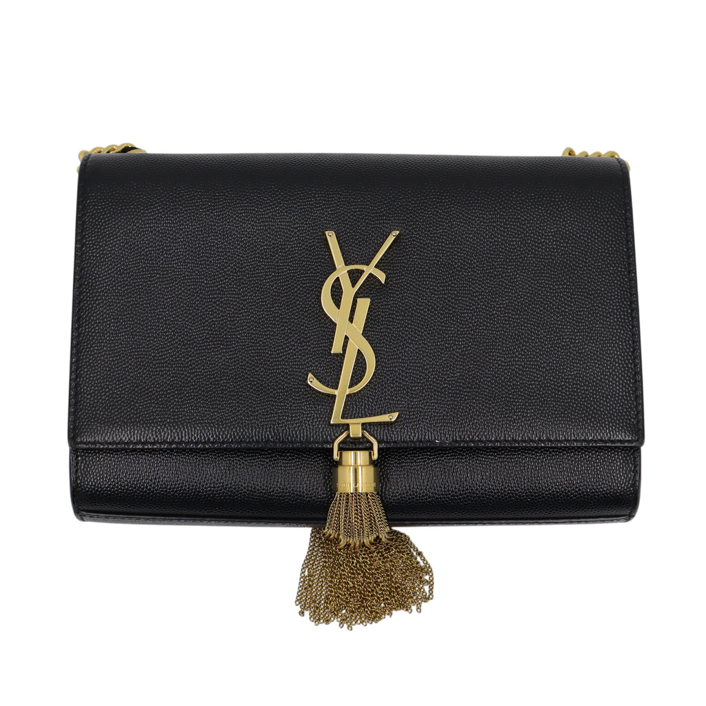 Yves Saint Laurent - Gran De Poudre Small Classic Monogram Kate Tassel Satchel