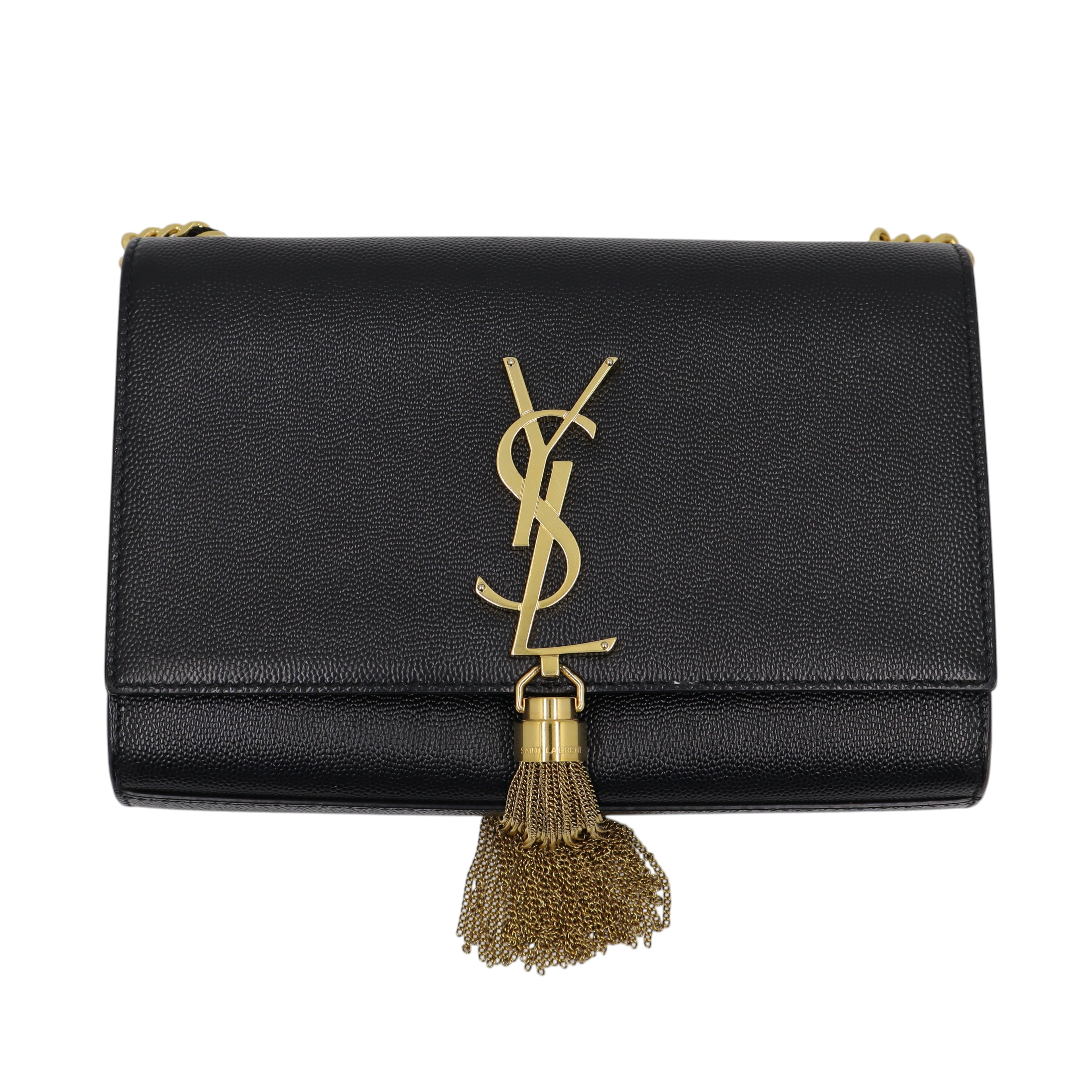 Yves Saint Laurent - Gran De Poudre Small Classic Monogram Kate Tassel Satchel