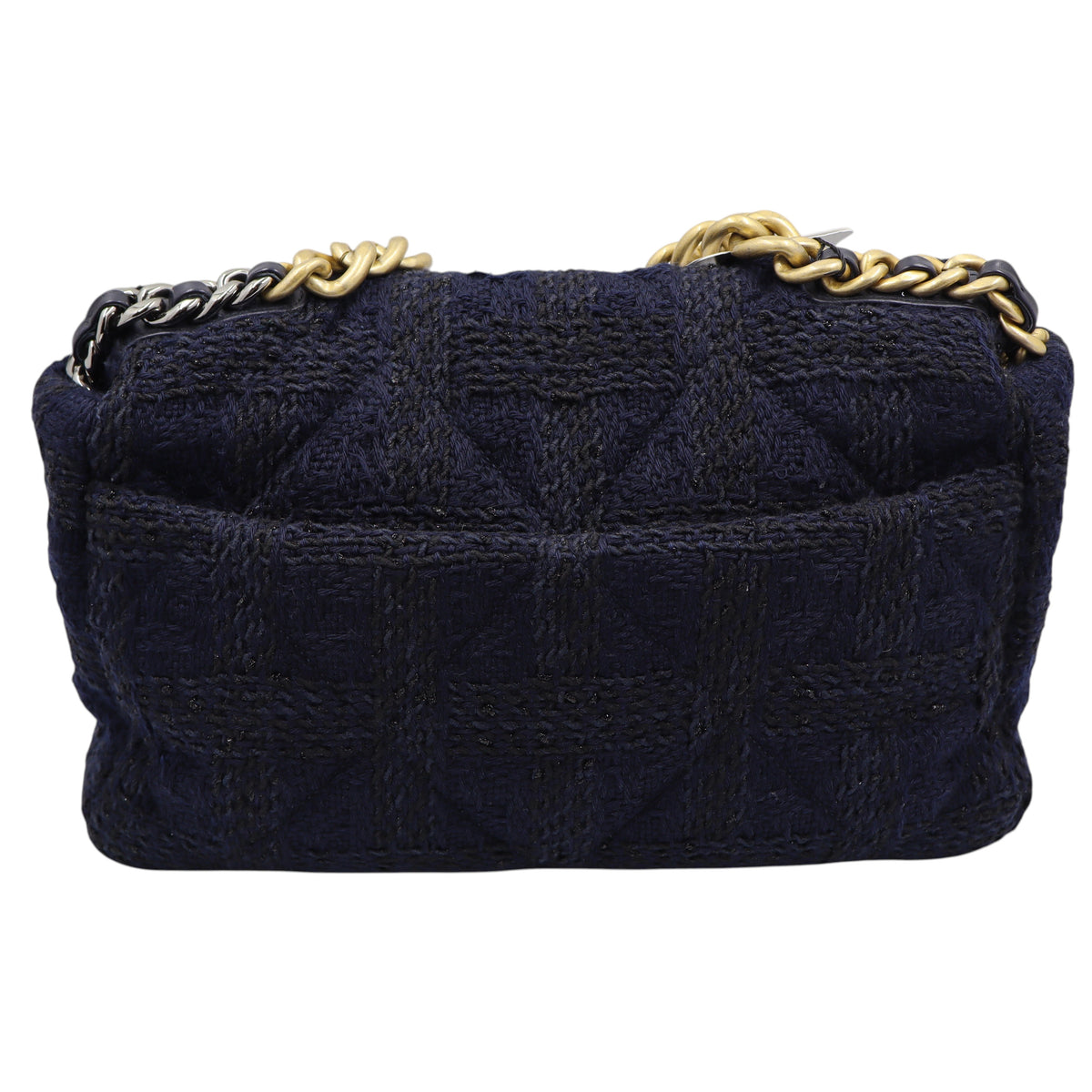 Chanel - Tweed Quilted Large Chanel 19 Flap